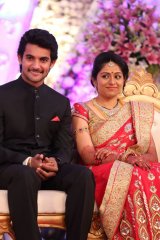 Hero Aadi Wedding Reception Photos